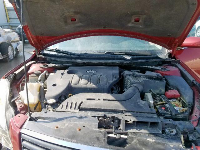 1N4AL21E07N418112 - 2007 NISSAN ALTIMA 2.5 RED photo 7