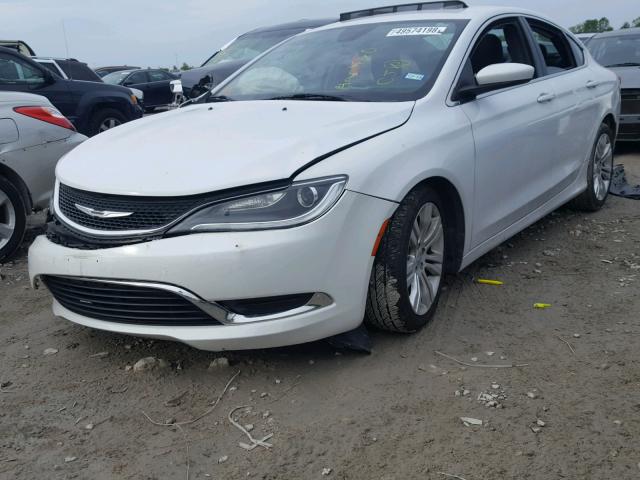 1C3CCCAB9FN601364 - 2015 CHRYSLER 200 LIMITE WHITE photo 2