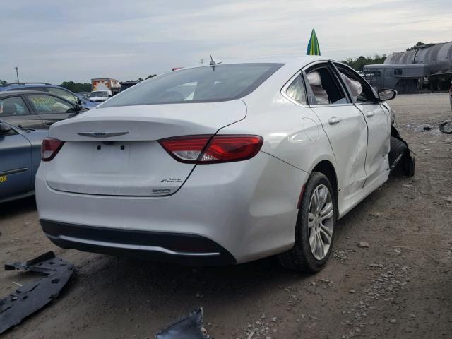 1C3CCCAB9FN601364 - 2015 CHRYSLER 200 LIMITE WHITE photo 4