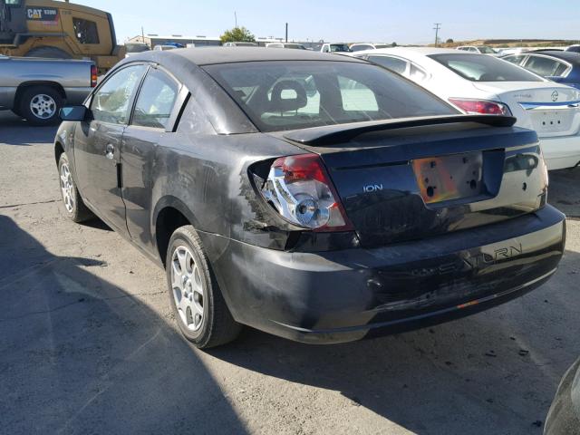 1G8AN12F03Z198246 - 2003 SATURN ION LEVEL BLACK photo 3
