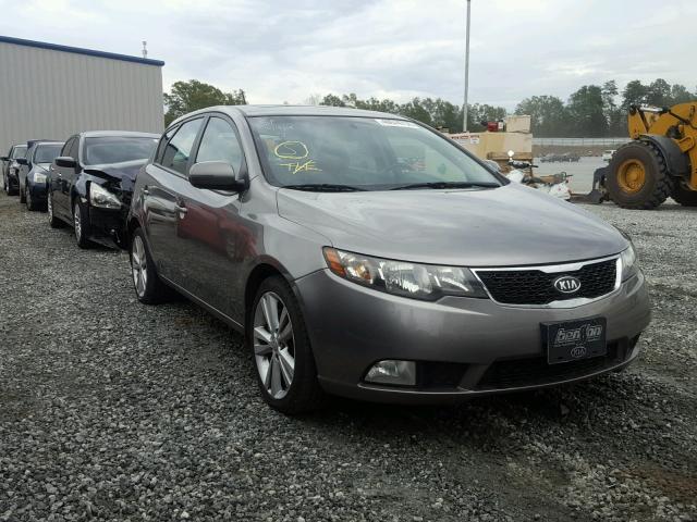 KNAFW5A3XC5602536 - 2012 KIA FORTE SX SILVER photo 1