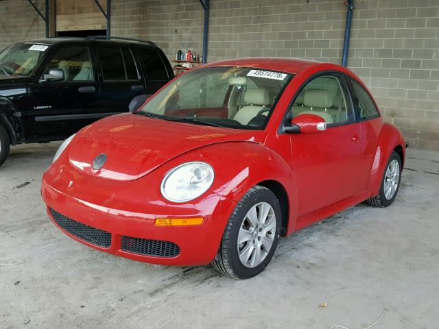 3VWPW31C48M519579 - 2008 VOLKSWAGEN NEW BEETLE RED photo 2