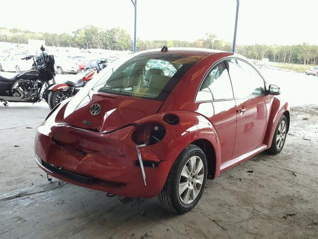 3VWPW31C48M519579 - 2008 VOLKSWAGEN NEW BEETLE RED photo 4