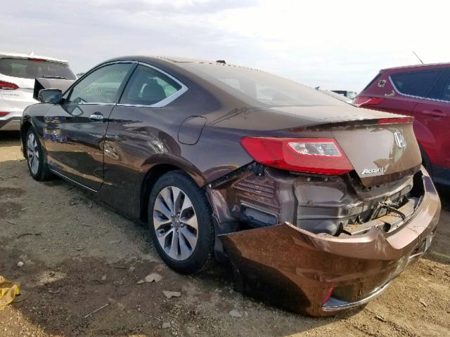 1HGCT1B89DA023596 - 2013 HONDA ACCORD EXL BROWN photo 3