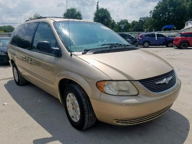 2C4GP44361R321392 - 2001 CHRYSLER TOWN & COU GOLD photo 1