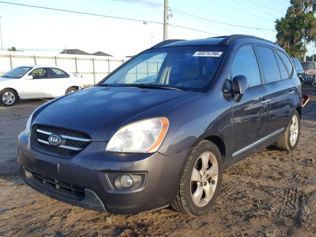 KNAFG526687177883 - 2008 KIA RONDO LX GRAY photo 2