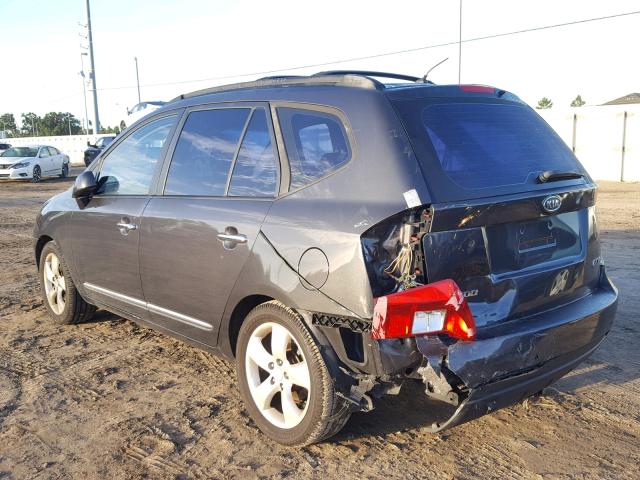 KNAFG526687177883 - 2008 KIA RONDO LX GRAY photo 3