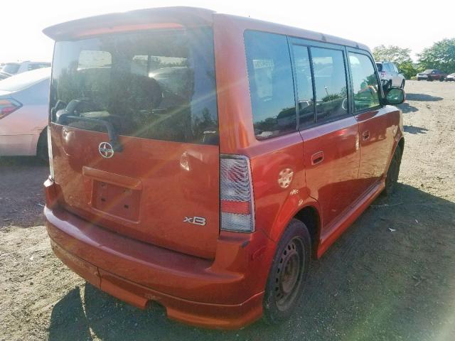 JTLKT324940160809 - 2004 TOYOTA SCION XB 橙色 照片 4