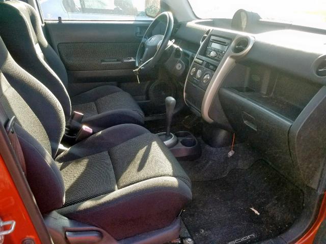 JTLKT324940160809 - 2004 TOYOTA SCION XB 橙色 照片 5