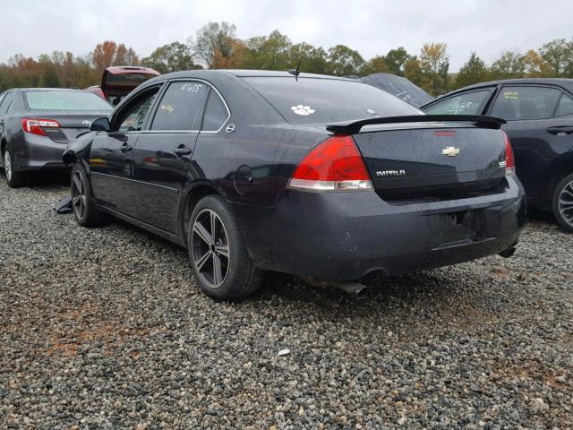 2G1WD58C189169481 - 2008 CHEVROLET IMPALA SUP შავი ფოტო 3