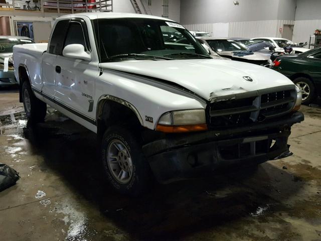 1B7GG22X5WS708483 - 1998 DODGE DAKOTA WHITE photo 1