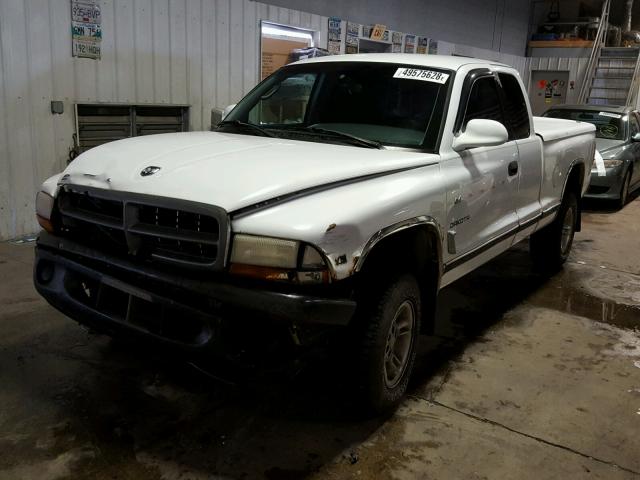 1B7GG22X5WS708483 - 1998 DODGE DAKOTA WHITE photo 2