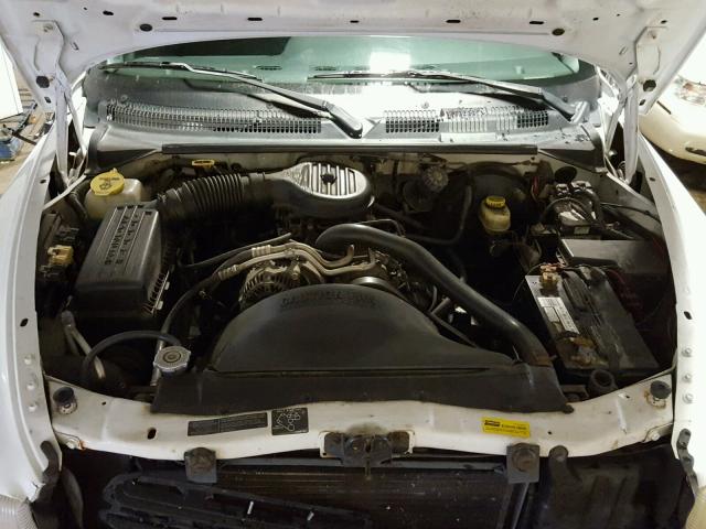 1B7GG22X5WS708483 - 1998 DODGE DAKOTA WHITE photo 7