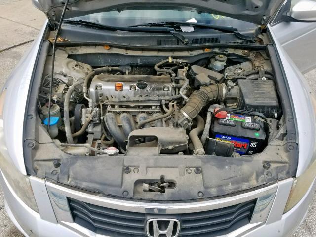 JHMCP26458C019974 - 2008 HONDA ACCORD LXP GRAY photo 7