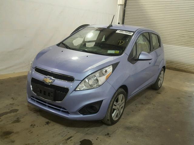 KL8CB6S94FC754346 - 2015 CHEVROLET SPARK LS BLUE photo 2