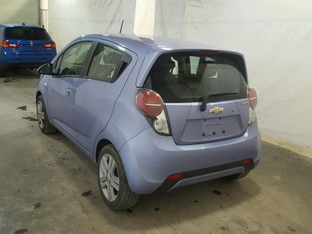 KL8CB6S94FC754346 - 2015 CHEVROLET SPARK LS BLUE photo 3