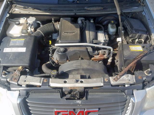 1GKDT13S952222533 - 2005 GMC ENVOY GRAY photo 7