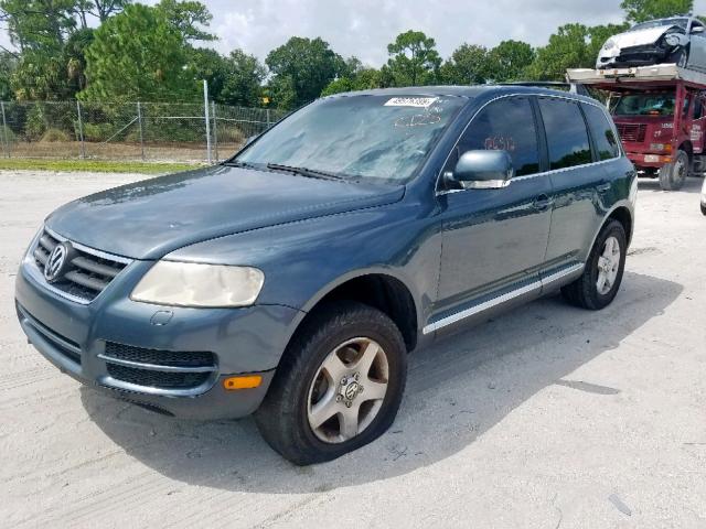 WVGZG77LX6D013718 - 2006 VOLKSWAGEN TOUAREG 3. BLUE photo 2