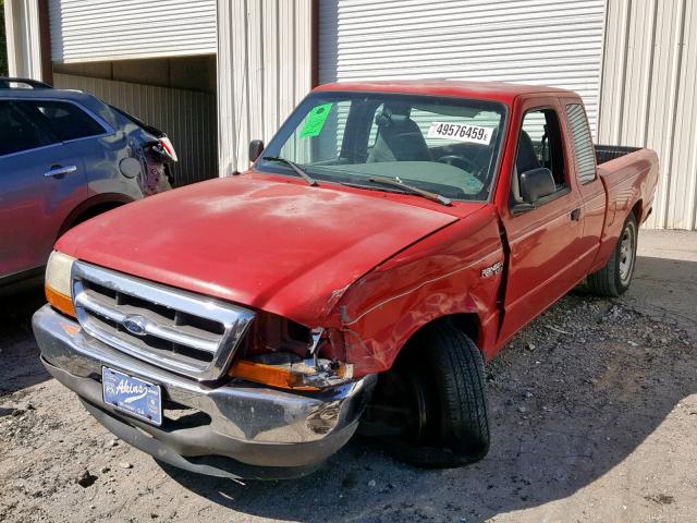 1FTYR14V5XPB53799 - 1999 FORD RANGER SUP RED photo 2