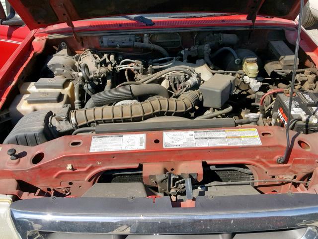 1FTYR14V5XPB53799 - 1999 FORD RANGER SUP RED photo 7