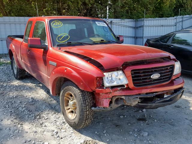 1FTYR44UX8PA94288 - 2008 FORD RANGER SUP RED photo 1