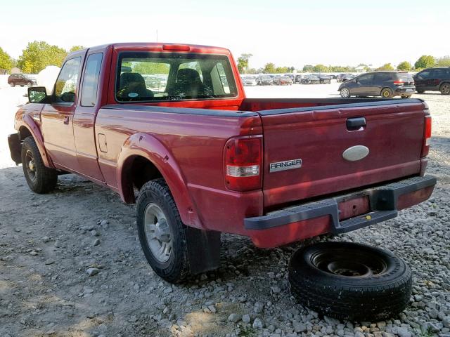 1FTYR44UX8PA94288 - 2008 FORD RANGER SUP RED photo 3