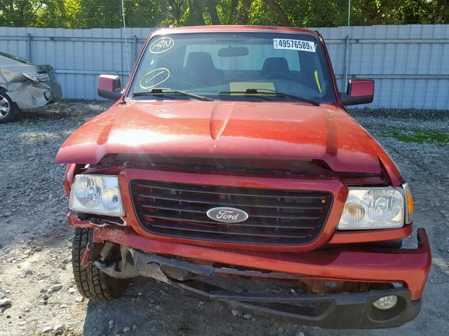 1FTYR44UX8PA94288 - 2008 FORD RANGER SUP RED photo 9