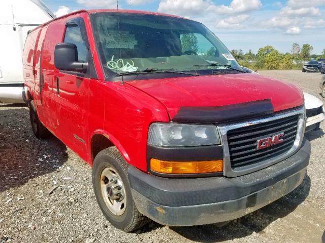 1GTHG35U861205029 - 2006 GMC SAVANA G35 RED photo 1