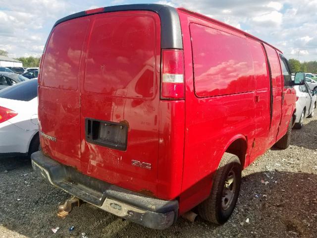 1GTHG35U861205029 - 2006 GMC SAVANA G35 RED photo 4