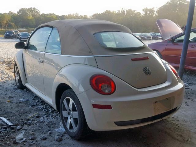 3VWPF31Y36M321181 - 2006 VOLKSWAGEN NEW BEETLE თაფლისფერი ფოტო 3