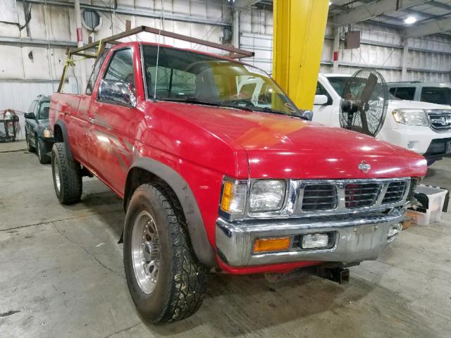 1N6HD16Y1SC303782 - 1995 NISSAN TRUCK KING RED photo 1