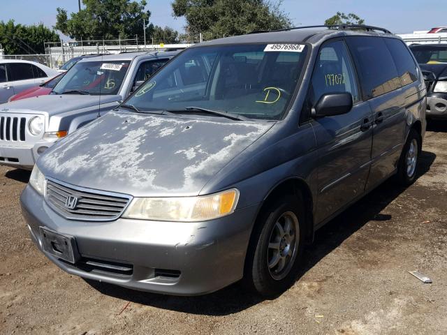 2HKRL185X1H513703 - 2001 HONDA ODYSSEY LX GRAY photo 2