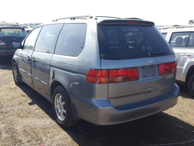 2HKRL185X1H513703 - 2001 HONDA ODYSSEY LX GRAY photo 3