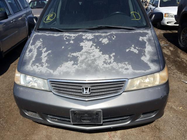 2HKRL185X1H513703 - 2001 HONDA ODYSSEY LX GRAY photo 9