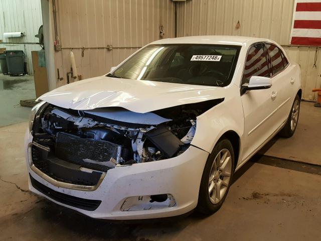1G11C5SL1FF317249 - 2015 CHEVROLET MALIBU 1LT WHITE photo 2