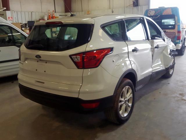 1FMCU0F79KUA46763 - 2019 FORD ESCAPE S WHITE photo 4