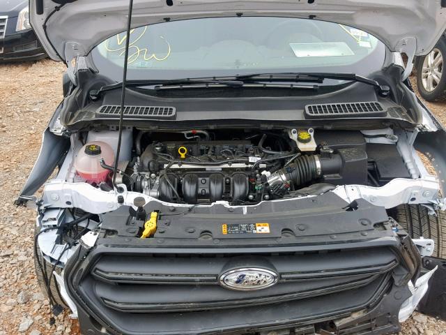 1FMCU0F79KUA46763 - 2019 FORD ESCAPE S WHITE photo 7