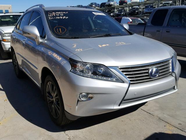 JTJBC1BA2D2440515 - 2013 LEXUS RX 450 SILVER photo 1