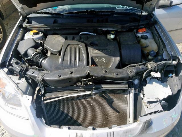 1G1AL15F177197513 - 2007 CHEVROLET COBALT LT SILVER photo 7