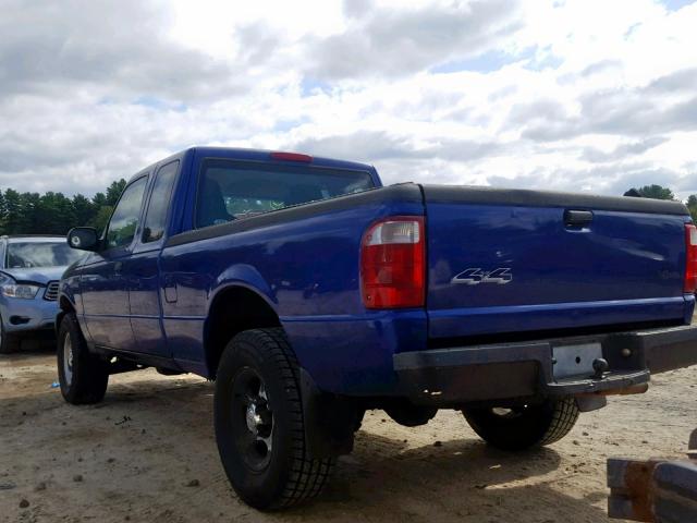 1FTZR45E65PA84784 - 2005 FORD RANGER SUP BLUE photo 3