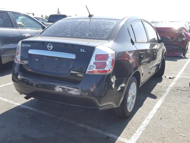 3N1AB6AP8AL623497 - 2010 NISSAN SENTRA 2.0 BLACK photo 4