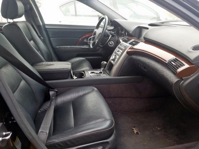 JH4KB16697C000820 - 2007 ACURA RL BLACK photo 5