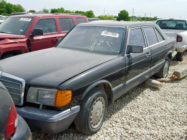 WDBCA39D8KA432073 - 1989 MERCEDES-BENZ 560 SEL BLACK photo 2