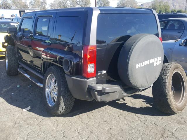 5GTDN136668285508 - 2006 HUMMER H3 BLACK photo 3