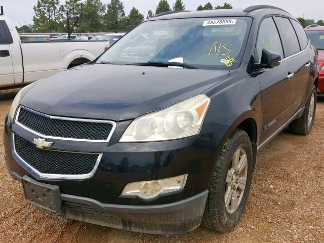 1GNER23D39S170996 - 2009 CHEVROLET TRAVERSE L BLACK photo 2