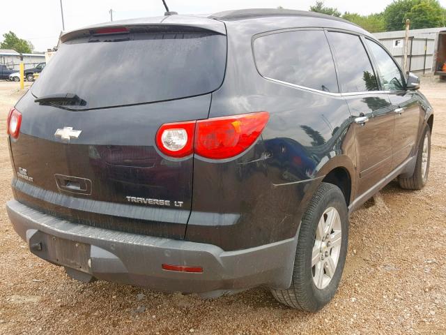 1GNER23D39S170996 - 2009 CHEVROLET TRAVERSE L BLACK photo 4