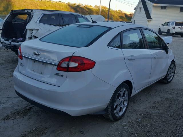 3FADP4CJ2BM221789 - 2011 FORD FIESTA SEL WHITE photo 4