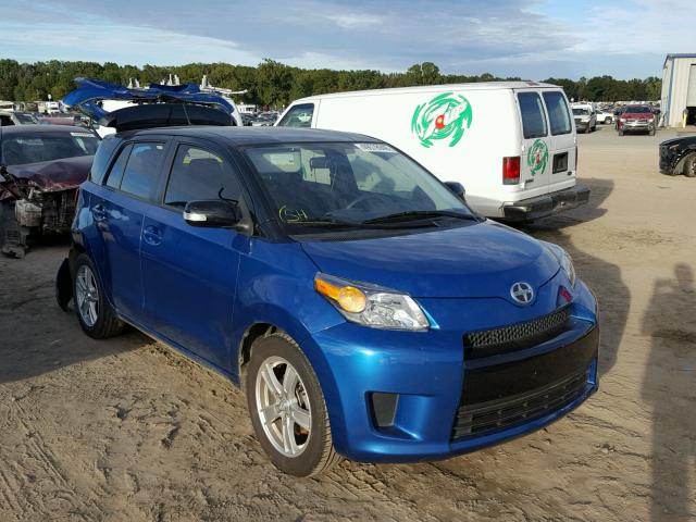 JTKKUPB49D1030872 - 2013 TOYOTA SCION XD BLUE photo 1