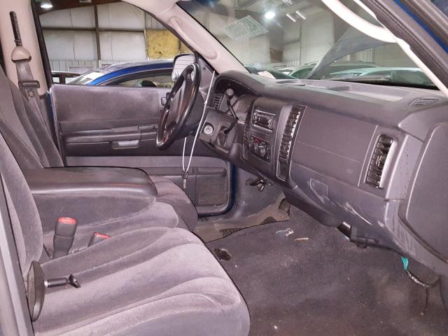 1B7HL38X82S667094 - 2002 DODGE DAKOTA QUA BLUE photo 5