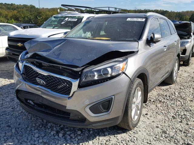 5XYPG4A33GG068405 - 2016 KIA SORENTO LX GRAY photo 2